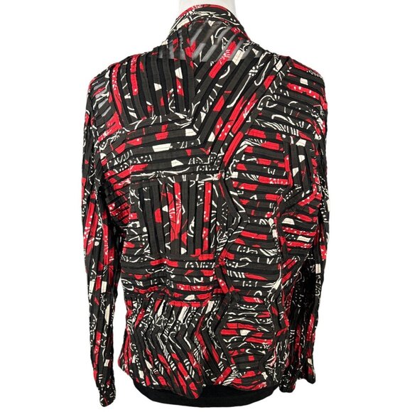 Vintage TanJay Unique Red and Black Jacket Design Size M - Picture 4 of 10